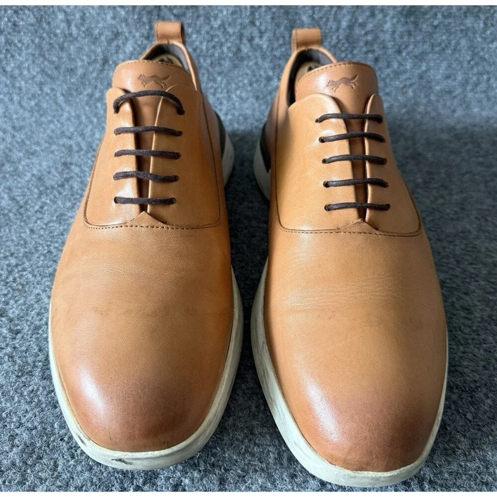Wolf & Shepherd Brown Crossover Longwing Leather Dress Comfort Shoes Men’s 10M